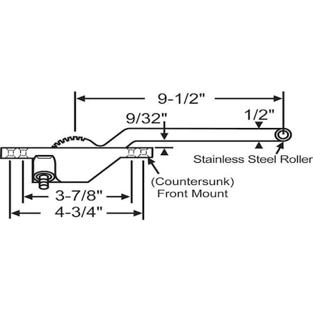 Strybuc Single Arm Casement Operator 36-433-10